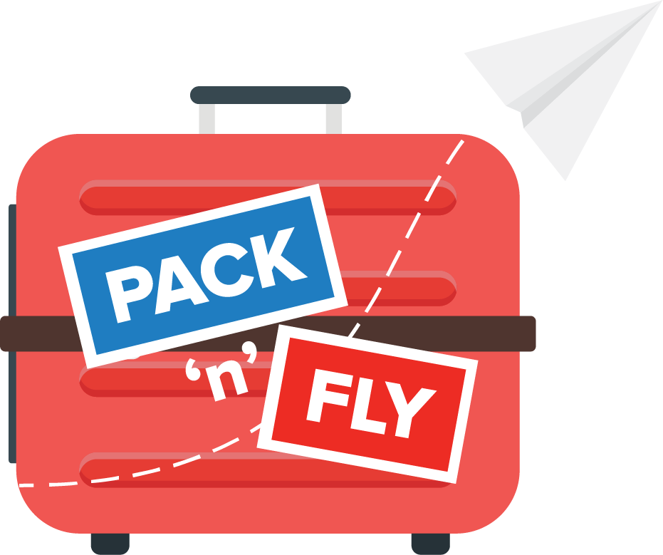 Pack 'n' Fly logo